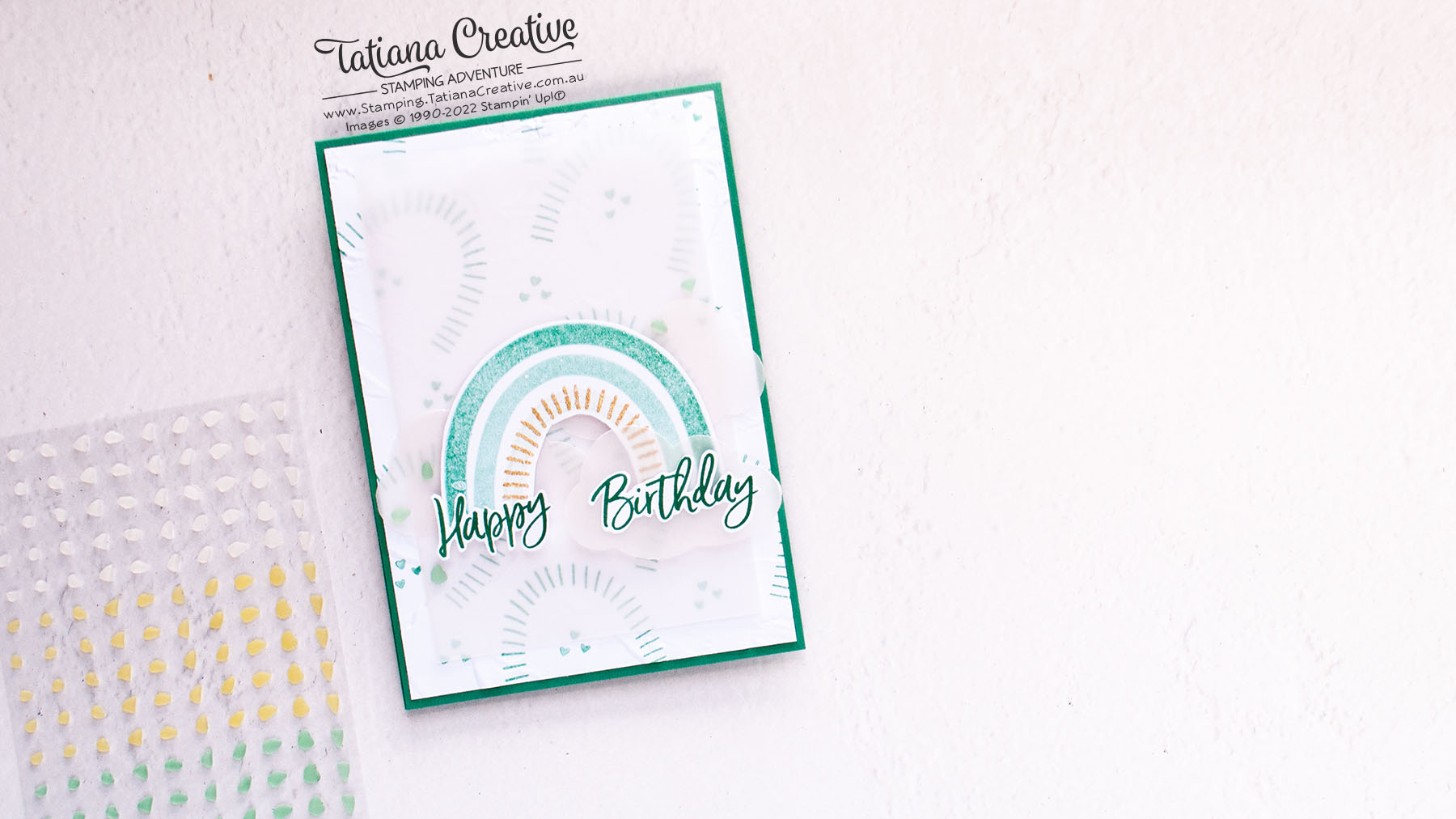 Monochromatic Rainbow Of Happiness Birthday Card with Video