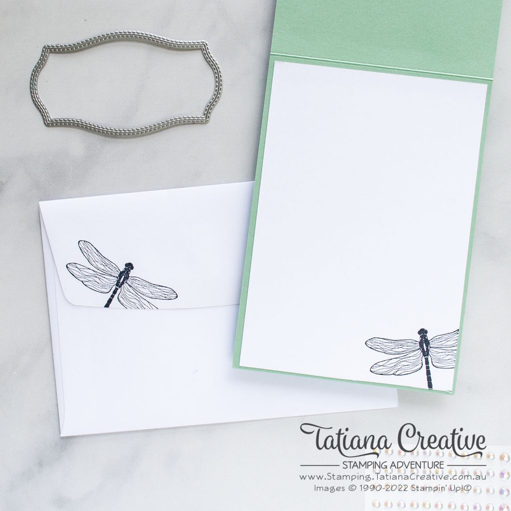 Tatiana Creative Stamping Adventure - Watercolour Dragonfly Garden Card using Dragonfly Garden Bundle from Stampin' Up!®