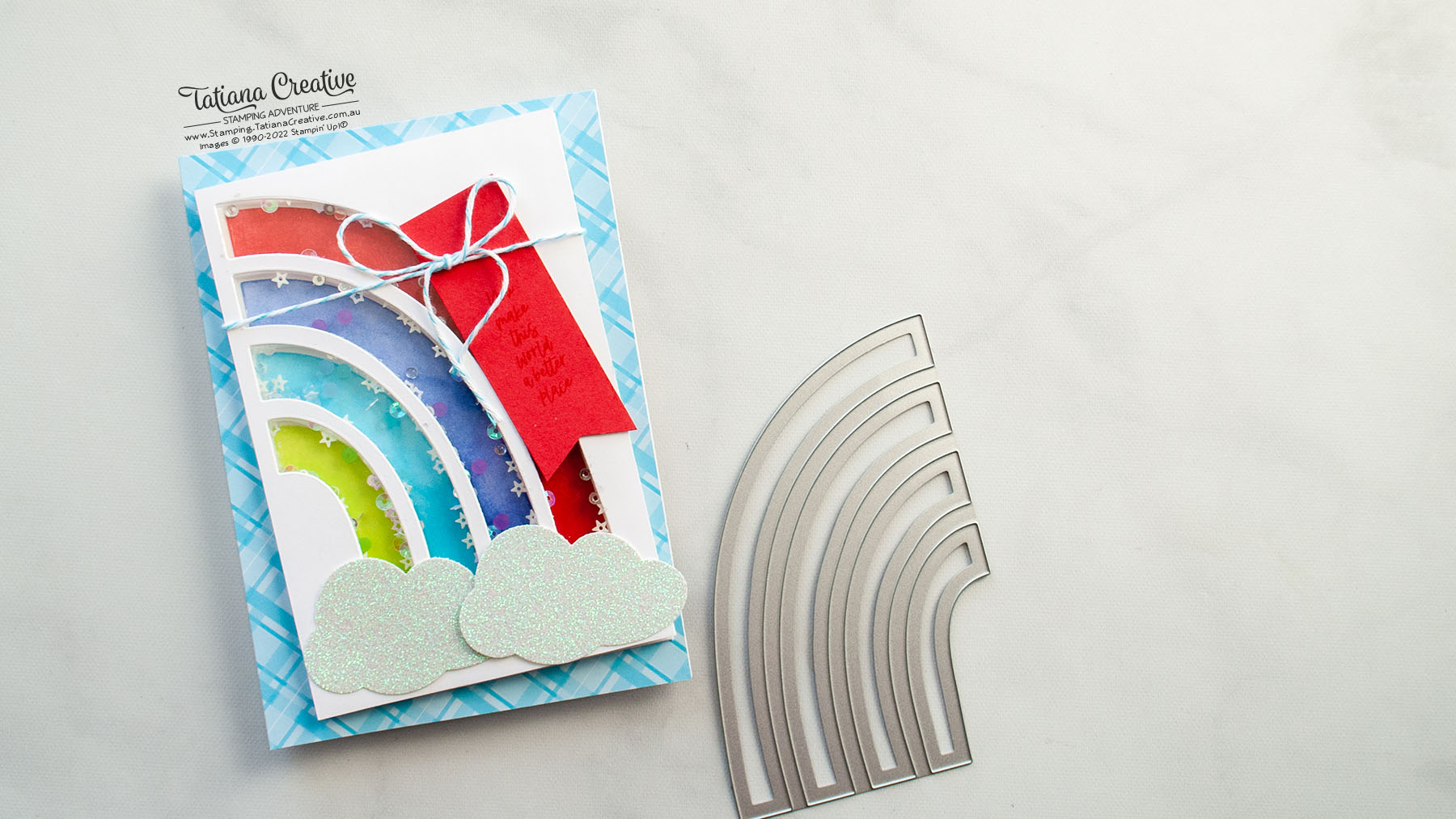 Rainbow Of Happiness Shaker Card with Video