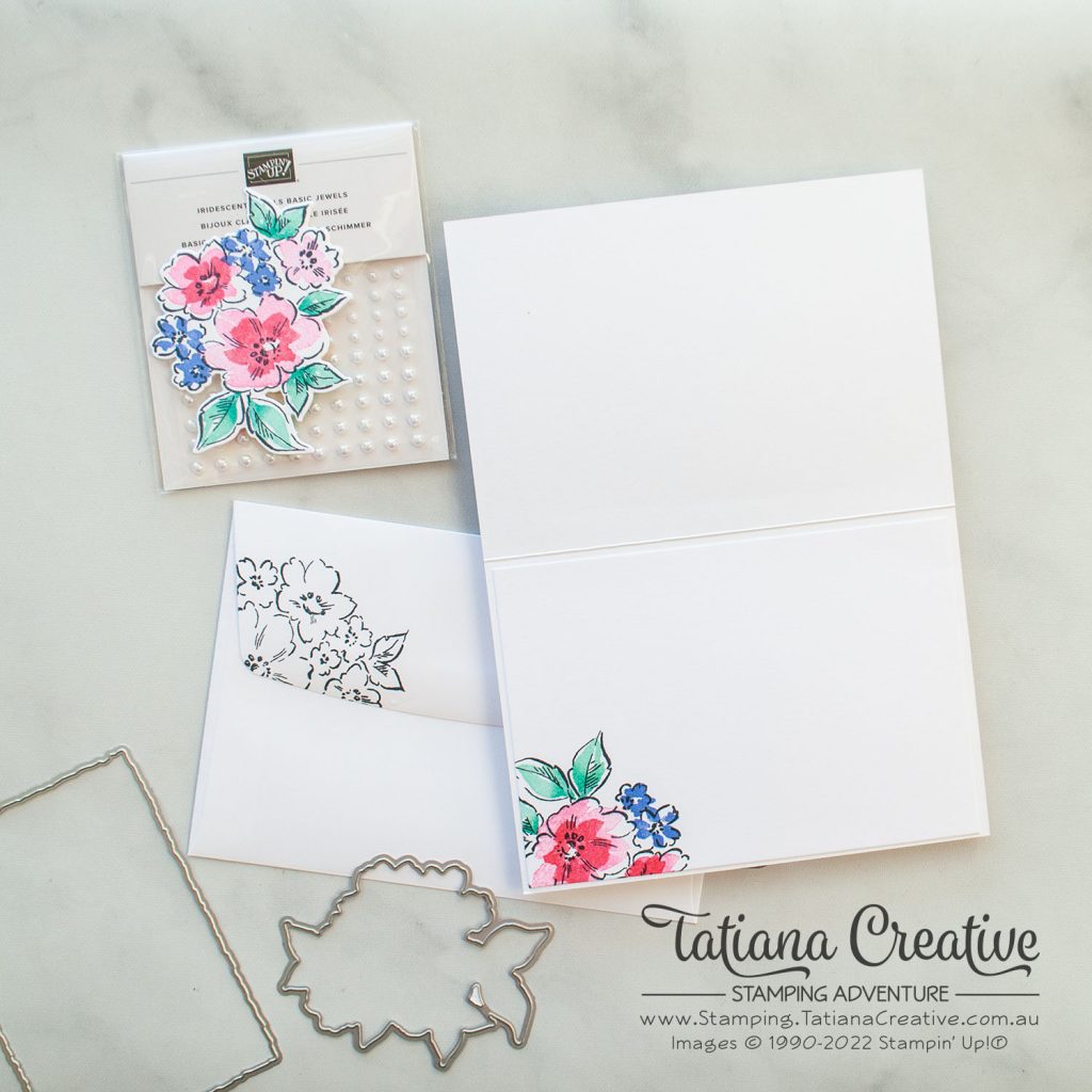 Tatiana Creative Stamping Adventure - Floral Tea Cup Thank You card using Hand-Penned Petals stamp set and Cup Of Tea stamp set both from Stampin' Up!® for Stampin' Fancy Friday Color Challenge