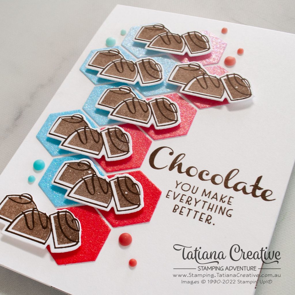 Tatiana Creative Stamping Adventure - Chocolate Card using Nothing Better Than stamp set from Stampin' Up!®