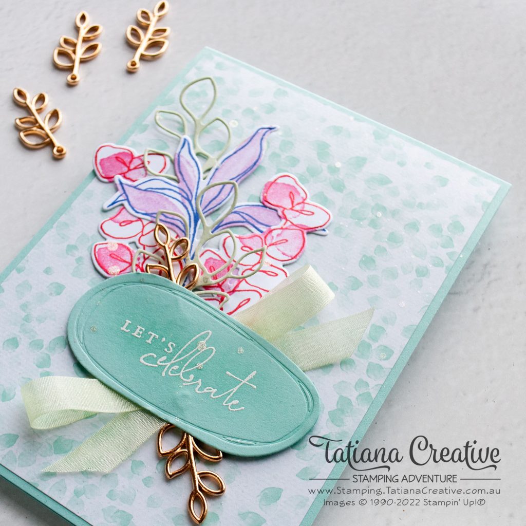 Tatiana Creative Stamping Adventure - Celebration Card using Splendid Thoughts stamp set from Stampin' Up!®