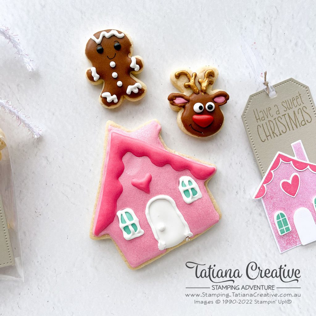 Tatiana Creative Stamping Adventure - Sweet Christmas gift tag using Sweet Gingerbread bundle from Stampin' Up!®