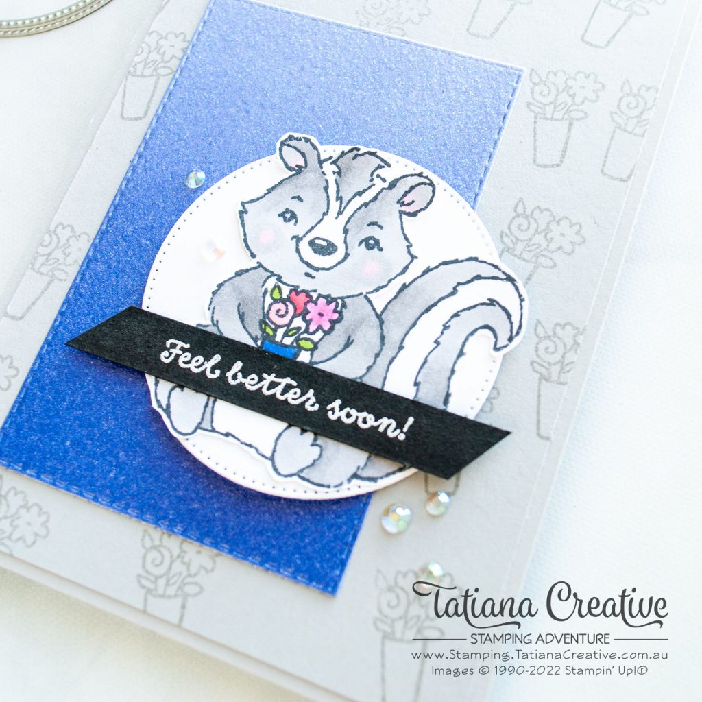 Tatiana Creative Stamping Adventure - Feel Better Soon Card using the stamp set from The Best Remedy Kit from Stampin' Up!®