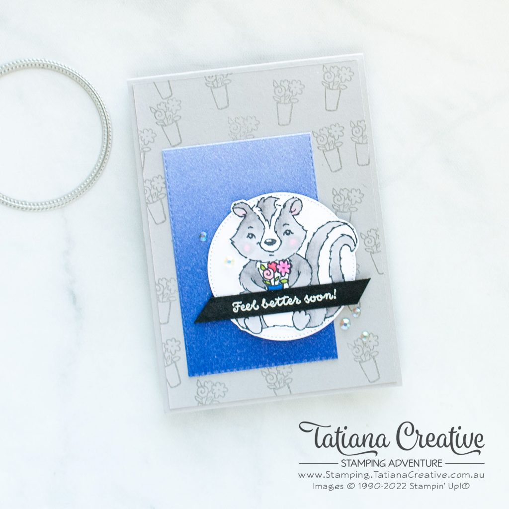 Tatiana Creative Stamping Adventure - Feel Better Soon Card using the stamp set from The Best Remedy Kit from Stampin' Up!®