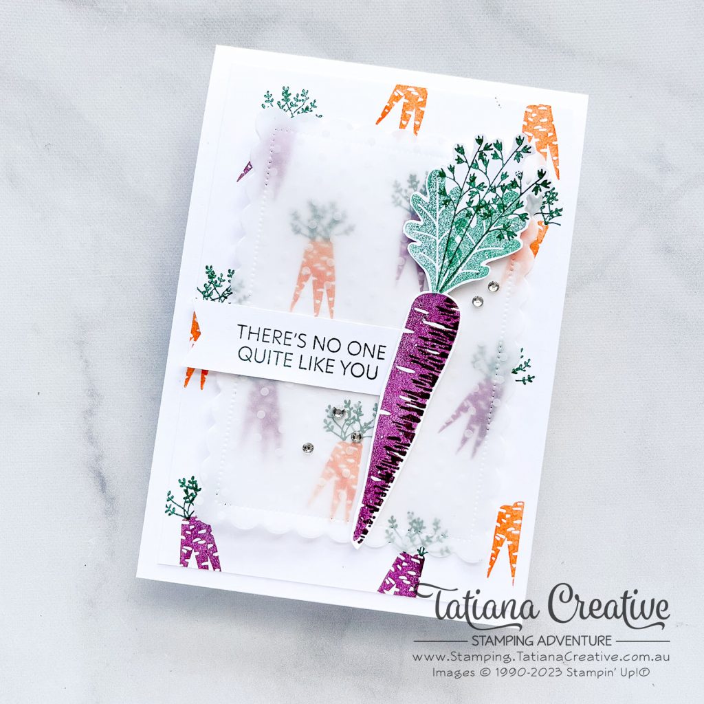 Tatiana Creative Stamping Adventure - There's No One Quite Like You Card using SAB 2023 Thanks A Bunch stamp set from Stampin' Up!®