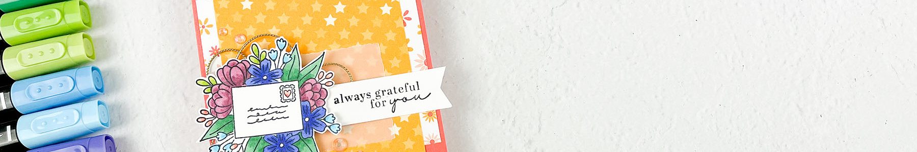 Grateful Full Of Love Card For Stampin’ Fancy Friday