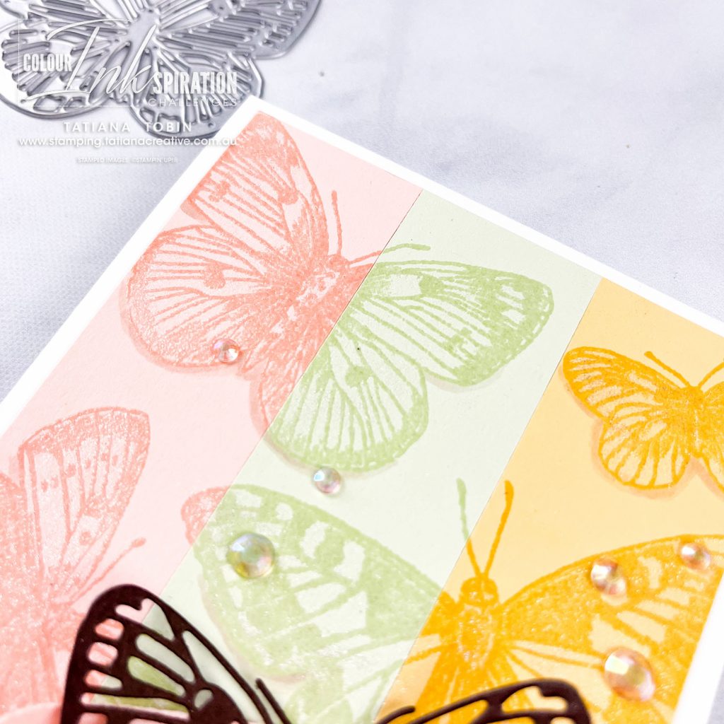 Tatiana Creative Stamping Adventure - Butterfly Card using Butterfly Brilliance stamp set both from Stampin' Up!®