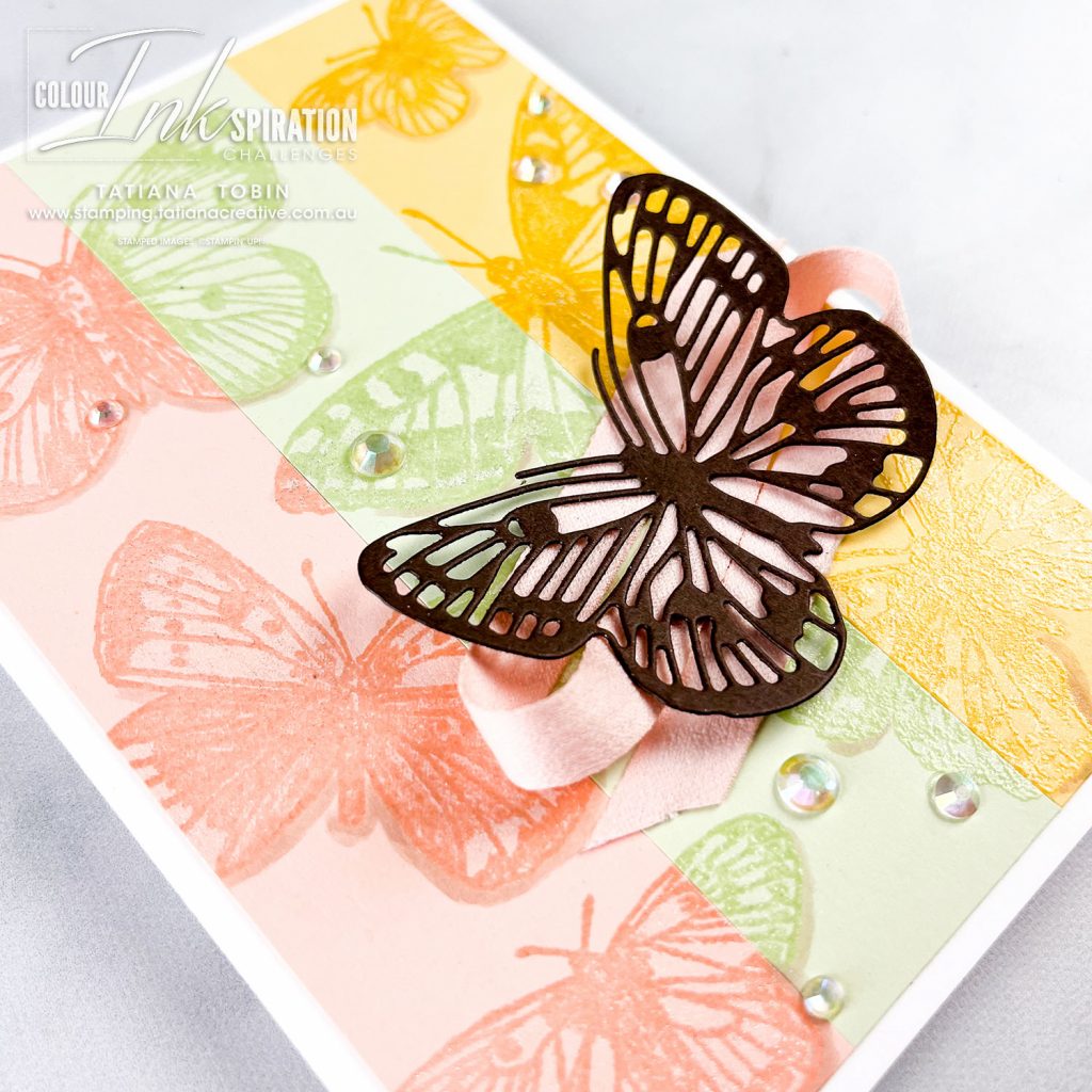 Tatiana Creative Stamping Adventure - Butterfly Card using Butterfly Brilliance stamp set both from Stampin' Up!®